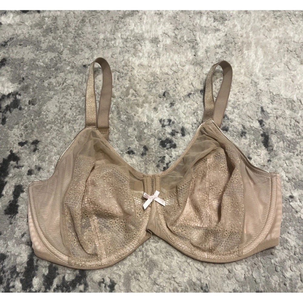 Chantelle C15710 Revele Moi Underwire Beige Bra Size 32H (US)